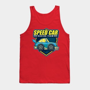 Speed Mini Car Racing Team Tank Top